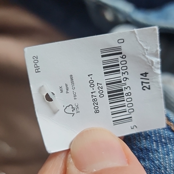 Banana Republic brand new wide leg bell bottom flare jeans - Picture 8 of 9